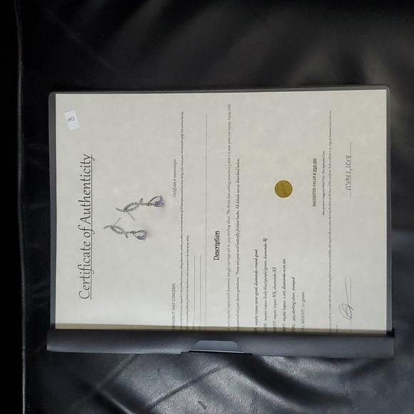 Mystic Topaz & Diamond Sterling Silver Earrings - Picture 4 of 6